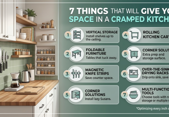 7 Things That Will Give You Space In A Cramped Kitchen