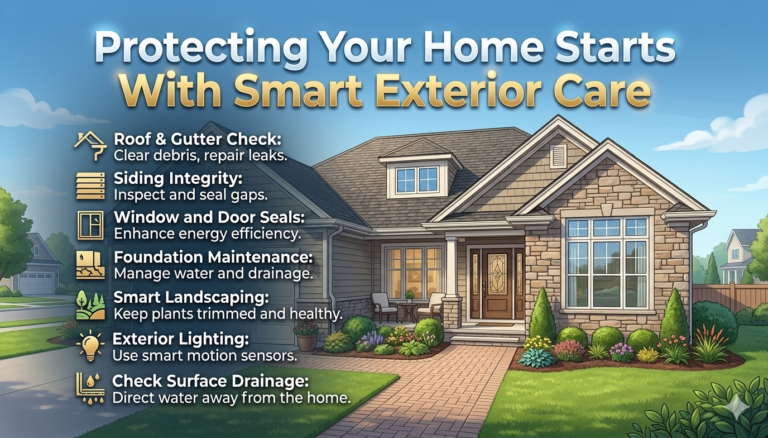 Protecting Your Home Starts With Smart Exterior Care 