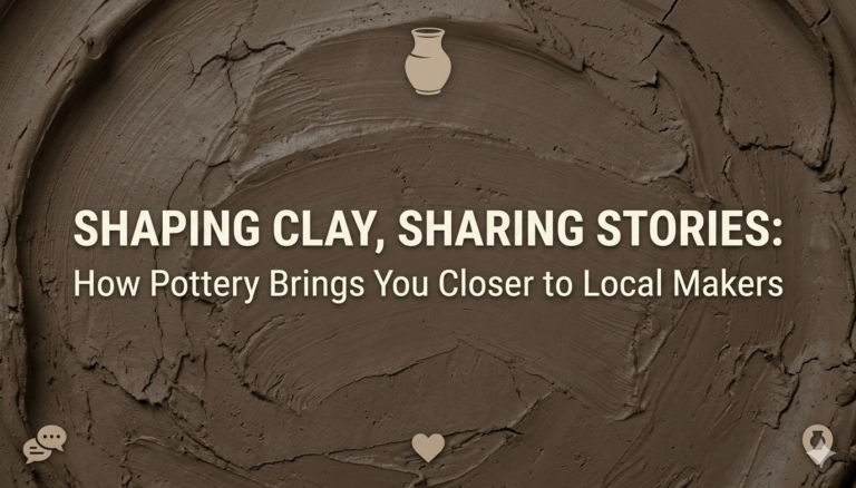 Shaping Clay, Sharing Stories How Pottery Brings You Closer to Local Makers