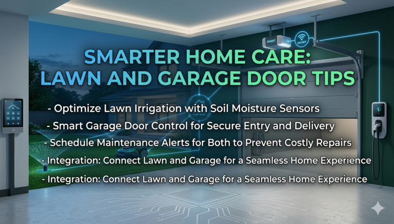 Smarter Home Care Lawn and Garage Door Tips 