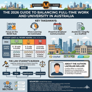 The 2026 Guide to Balancing Full-Time Work and University in Australia