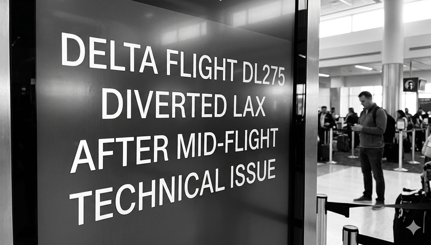 Delta Flight DL275 Diverted LAX