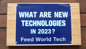 what are new technologies in 2023 feedworldtech